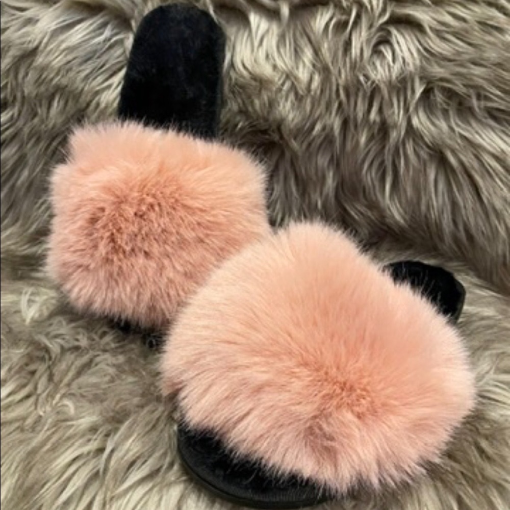 Faux Fur Slippers